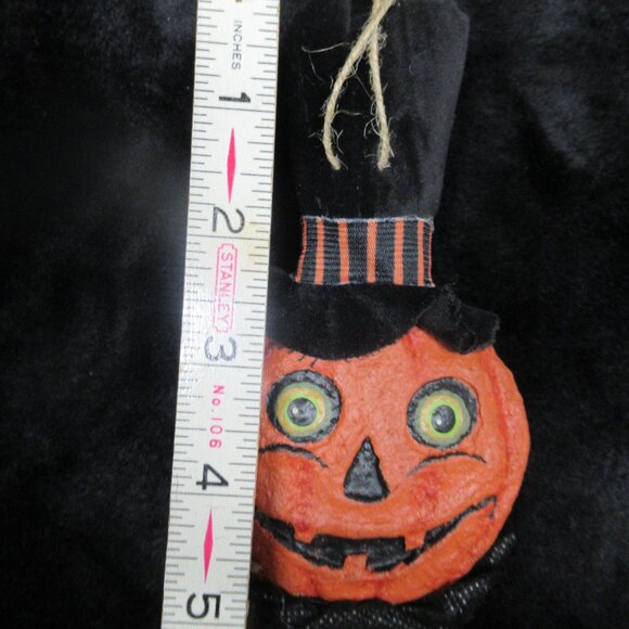 3pc Halloween Folk Art Ornaments - Picture 5 of 7